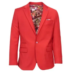 Red Slim Fit Sport Coat