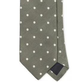 Silk Jacquard Twill Dots Tie