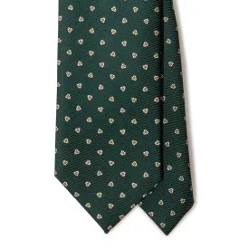 Silk Print Tipped Tie