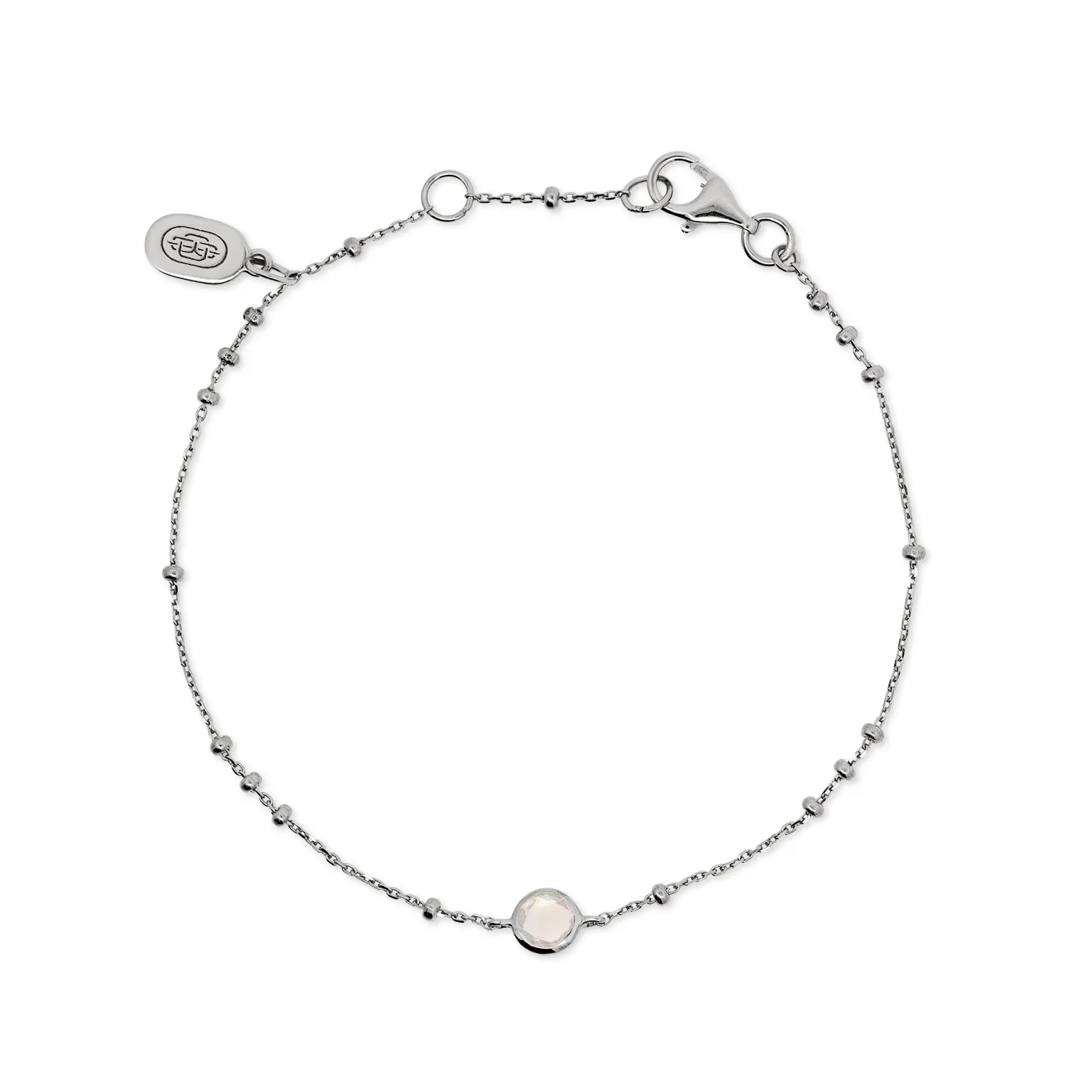 Silver Birthstone Bracelet