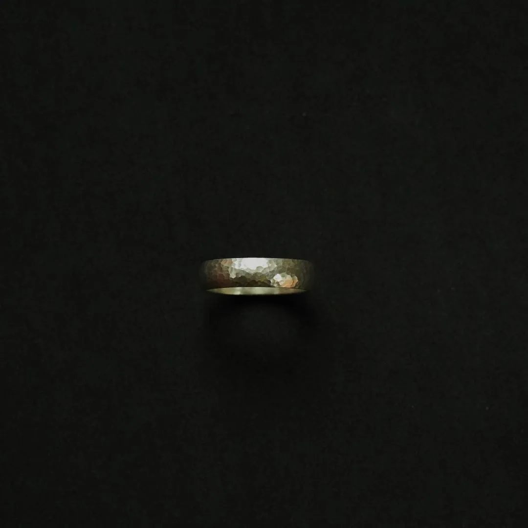 Simple Hammered Ring