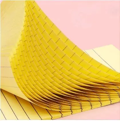 Simple Lined Yellow Sticky Notes Pad