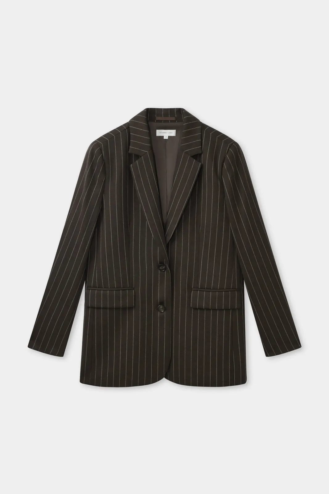 Sofia Wool Pinstripe Jacket