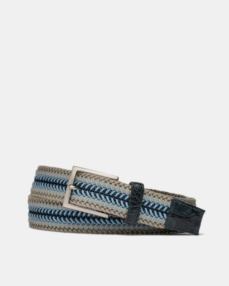 Sport Strech with Crocodile Tabs Belt Shoreline