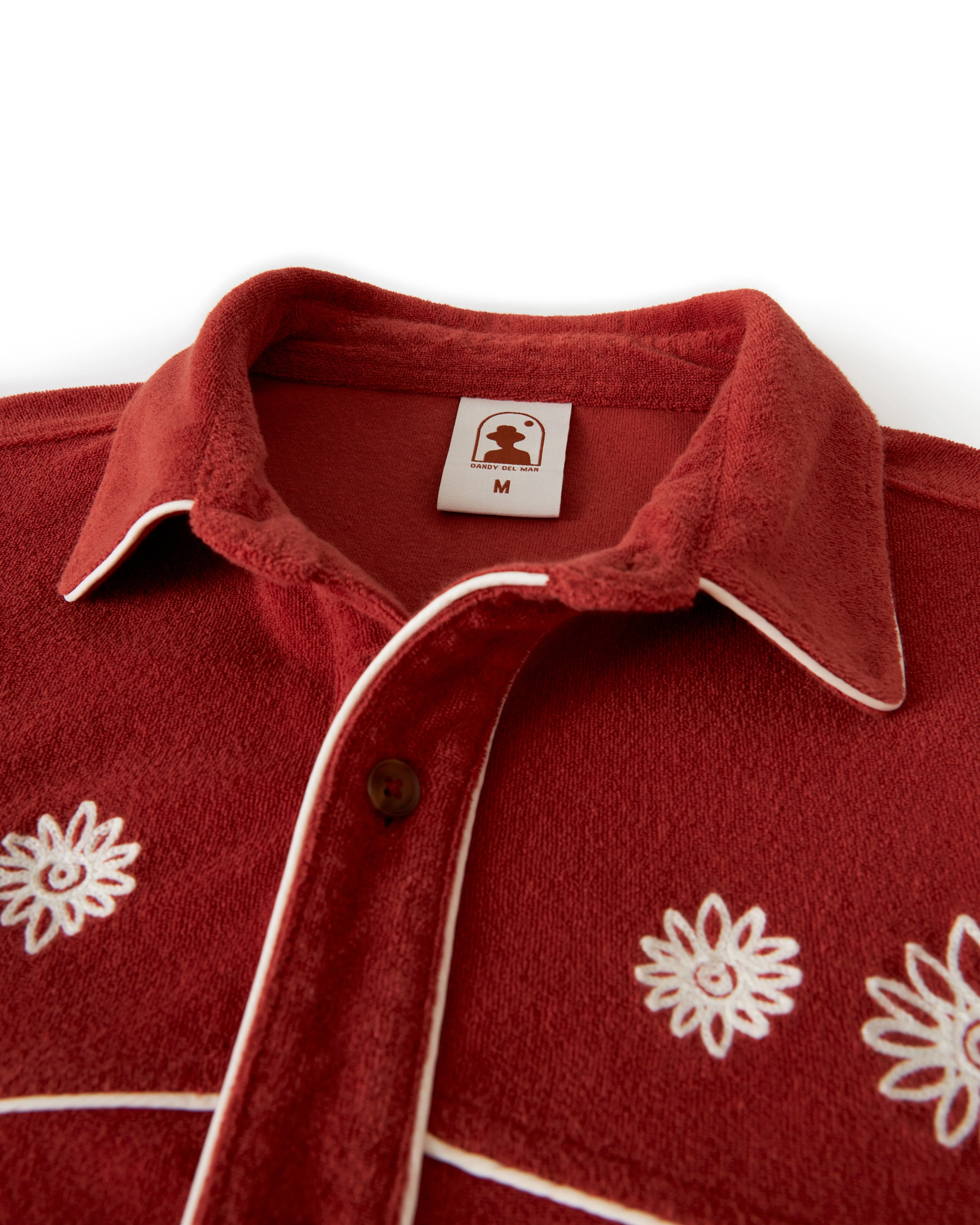 The Gaucho Terry Cloth Shirt - Rouge