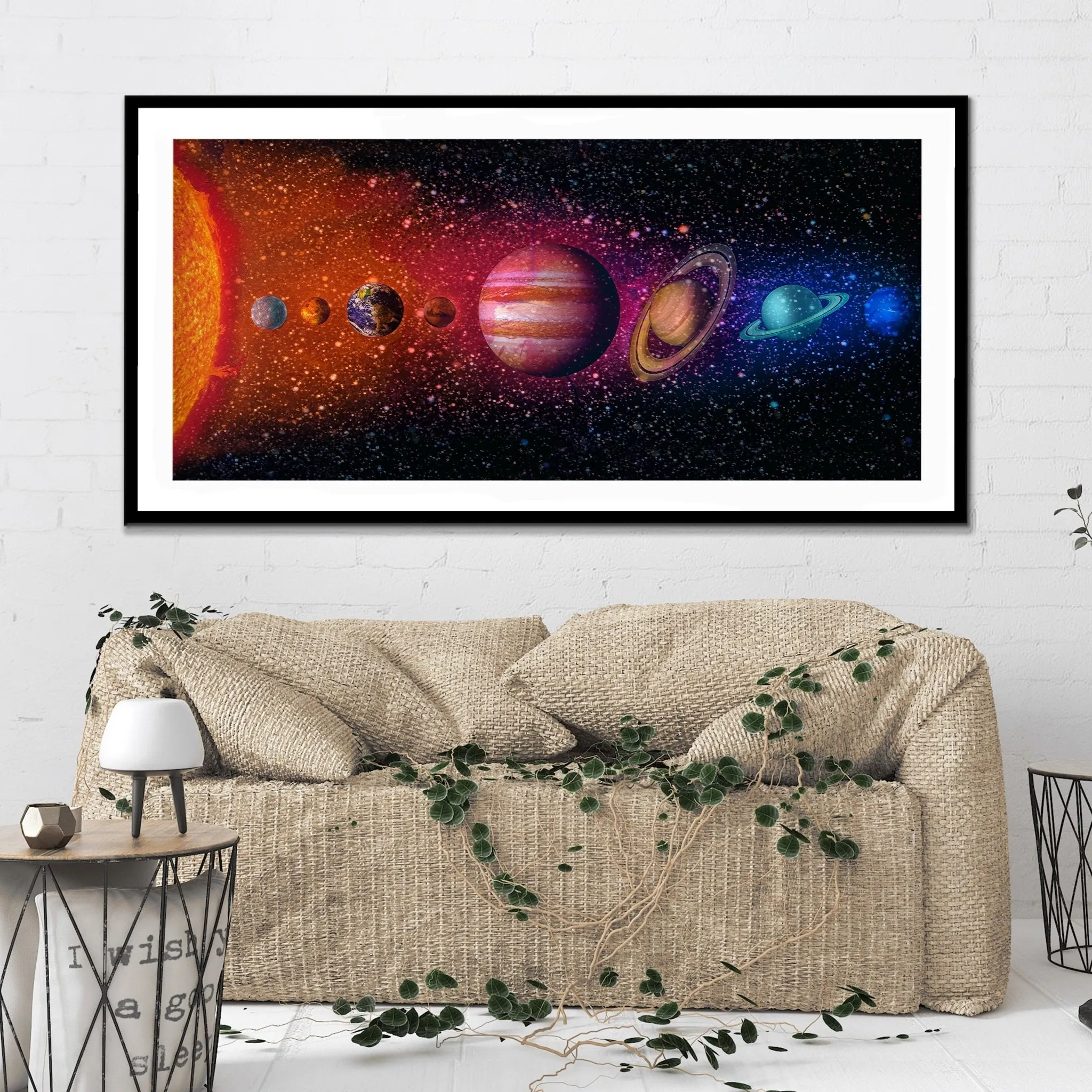 The Solar System Semi-gloss Print