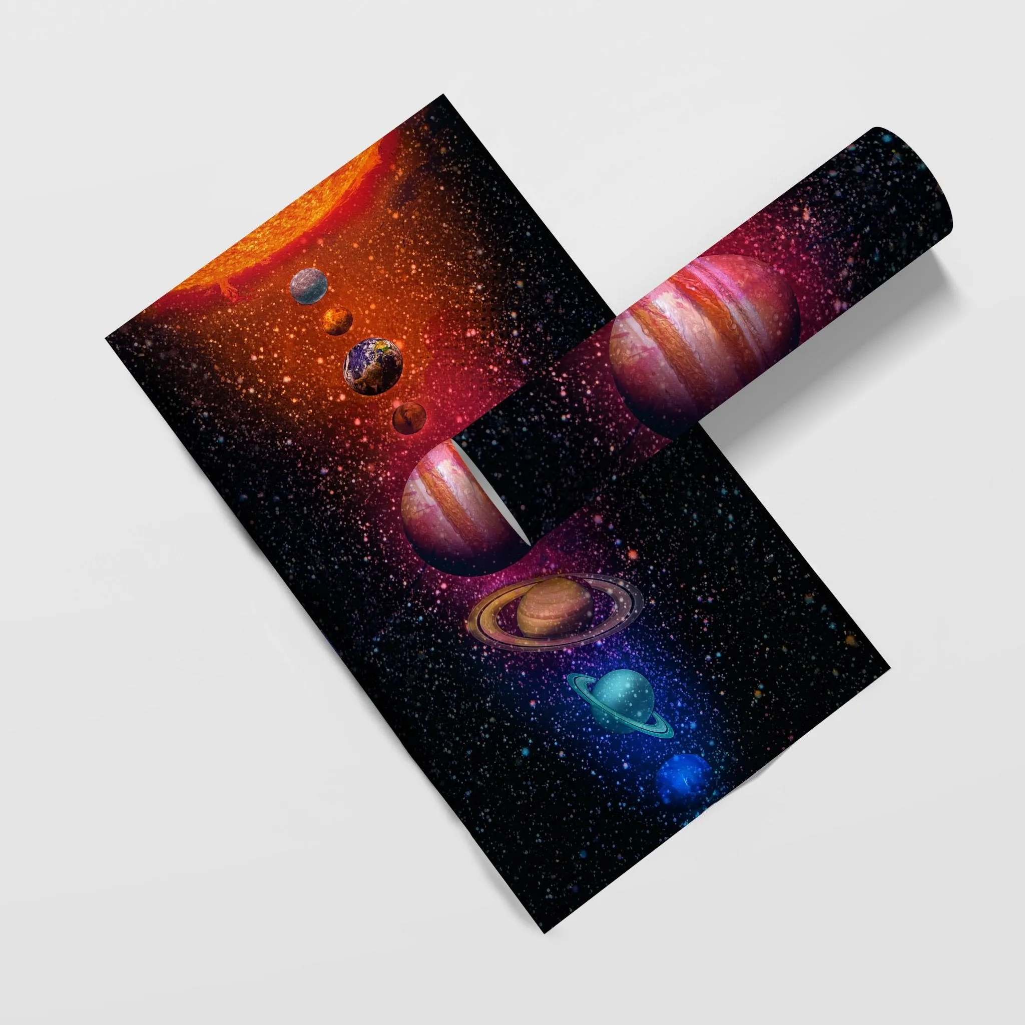 The Solar System Semi-gloss Print