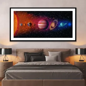 The Solar System Semi-gloss Print