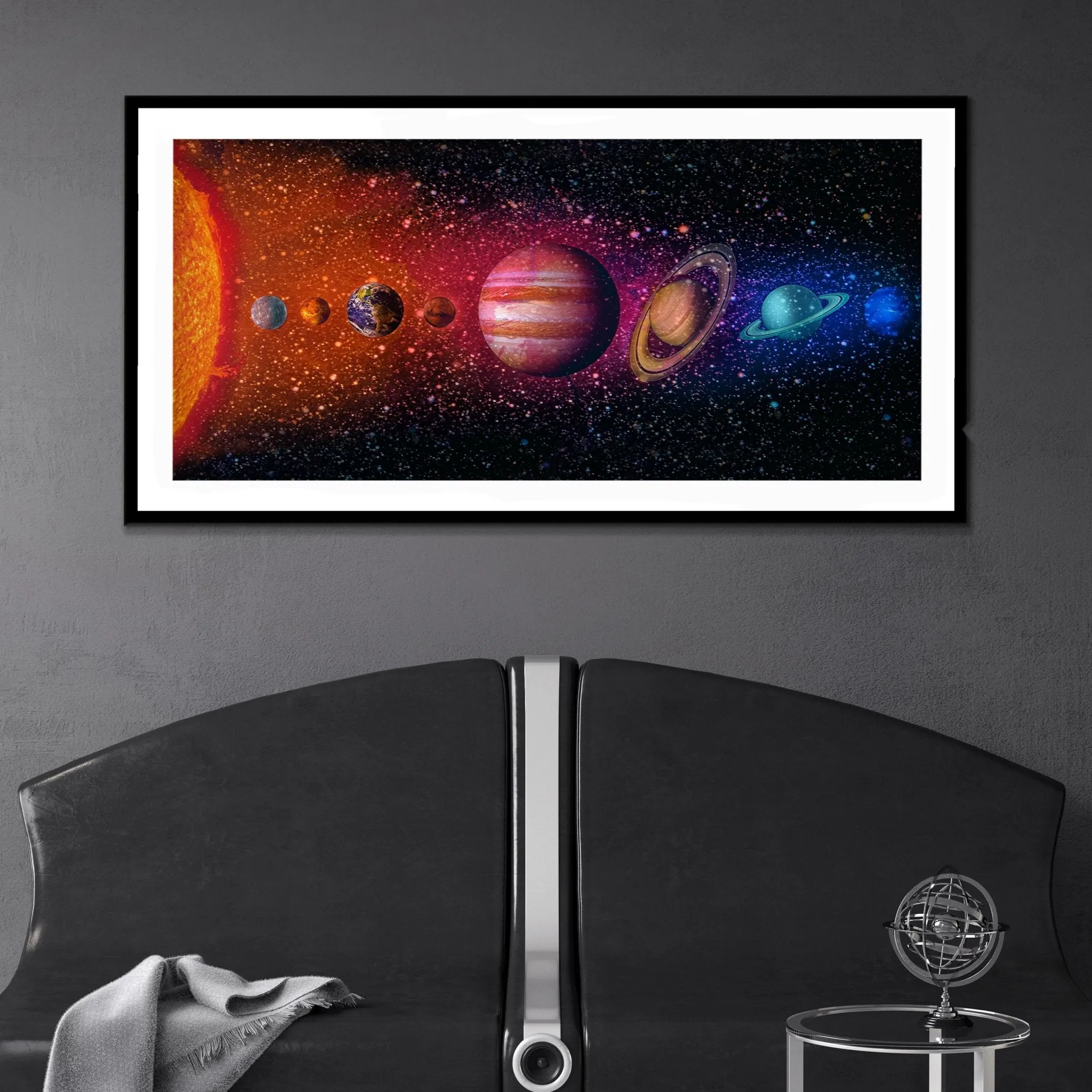 The Solar System Semi-gloss Print