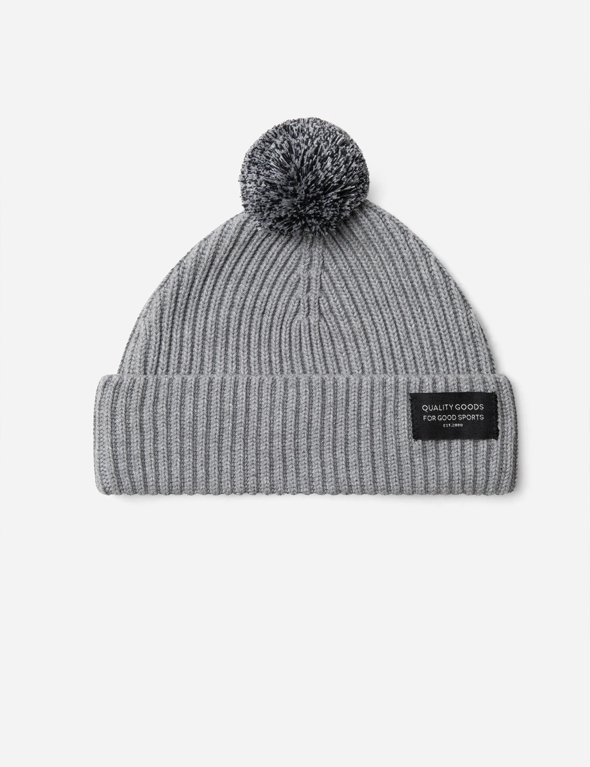 Thyne Pom Beanie - Heather Grey