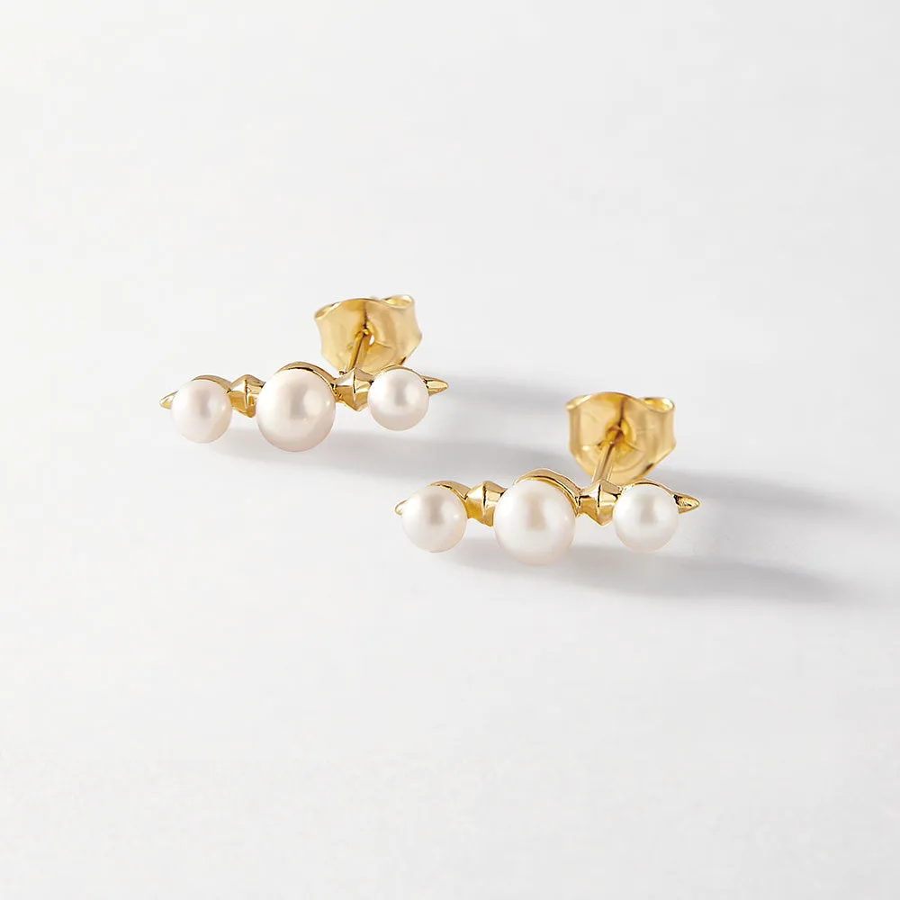 Victoria Gili Pearl Earrings