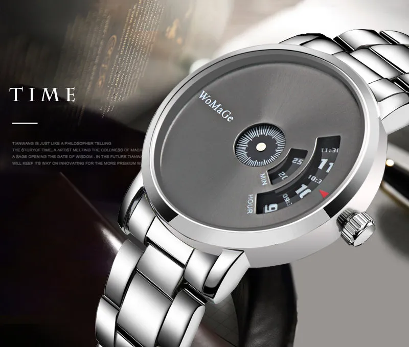 WoMaGe Unique Style Men's Luxury Wrist Watch