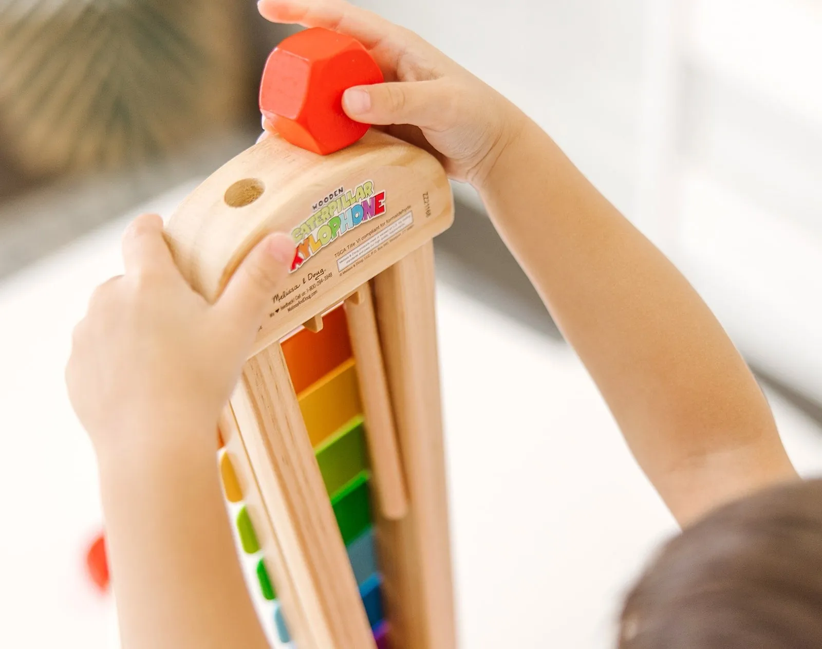 Wooden Caterpillar Xylophone