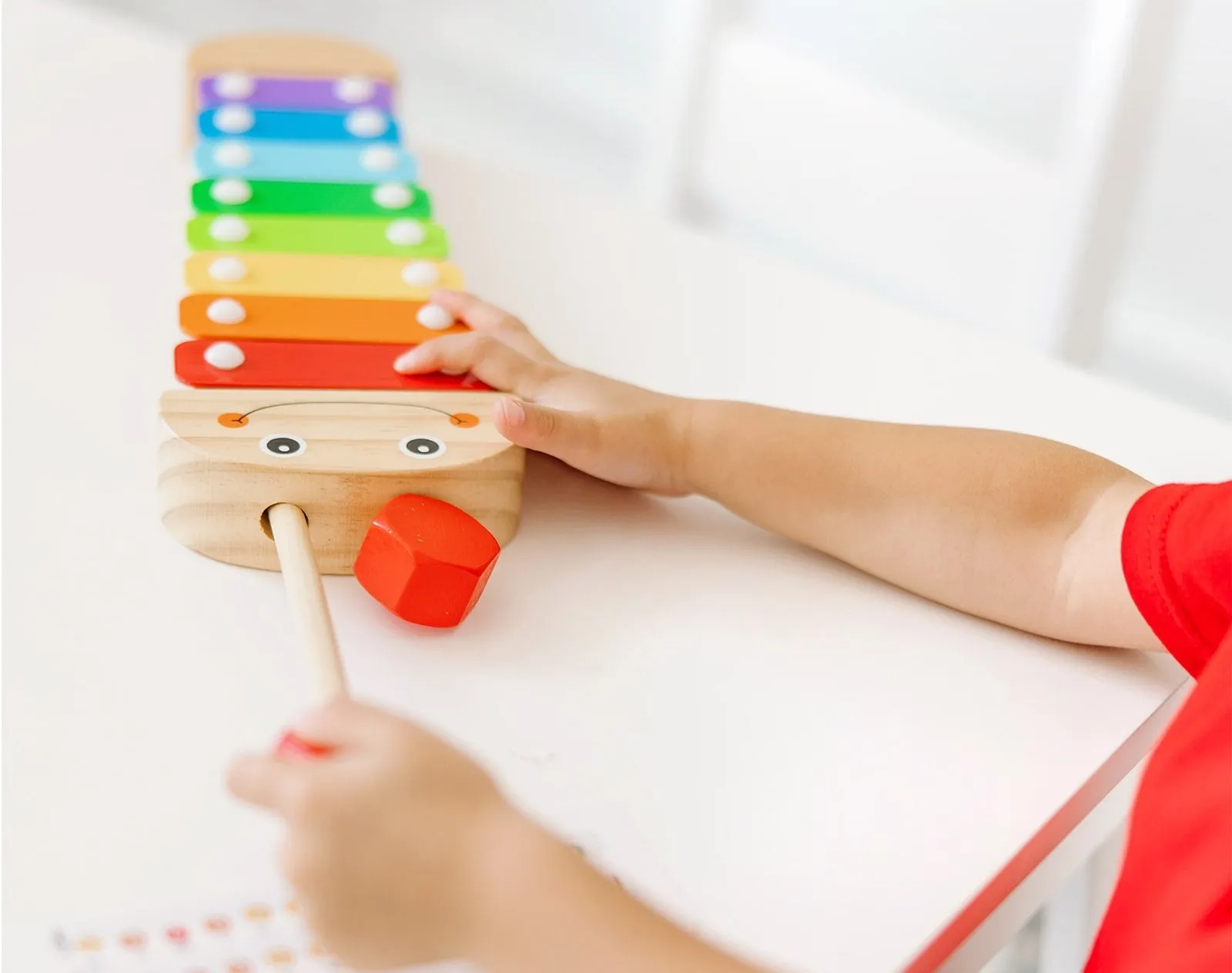 Wooden Caterpillar Xylophone