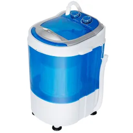 ZENY™ Mini Washer 5.7 lbs Capacity Portable Single Tub Compact Washing Machine with Spin Cycle Basket and Drain Hose,RVs 110V